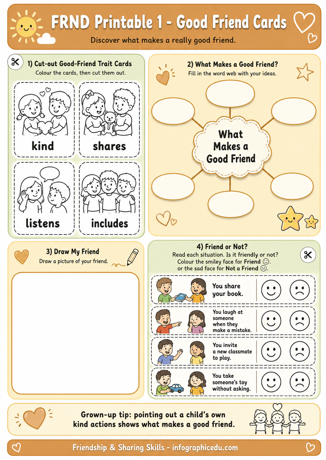 Good Friend worksheet