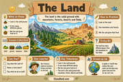 The Land infographic