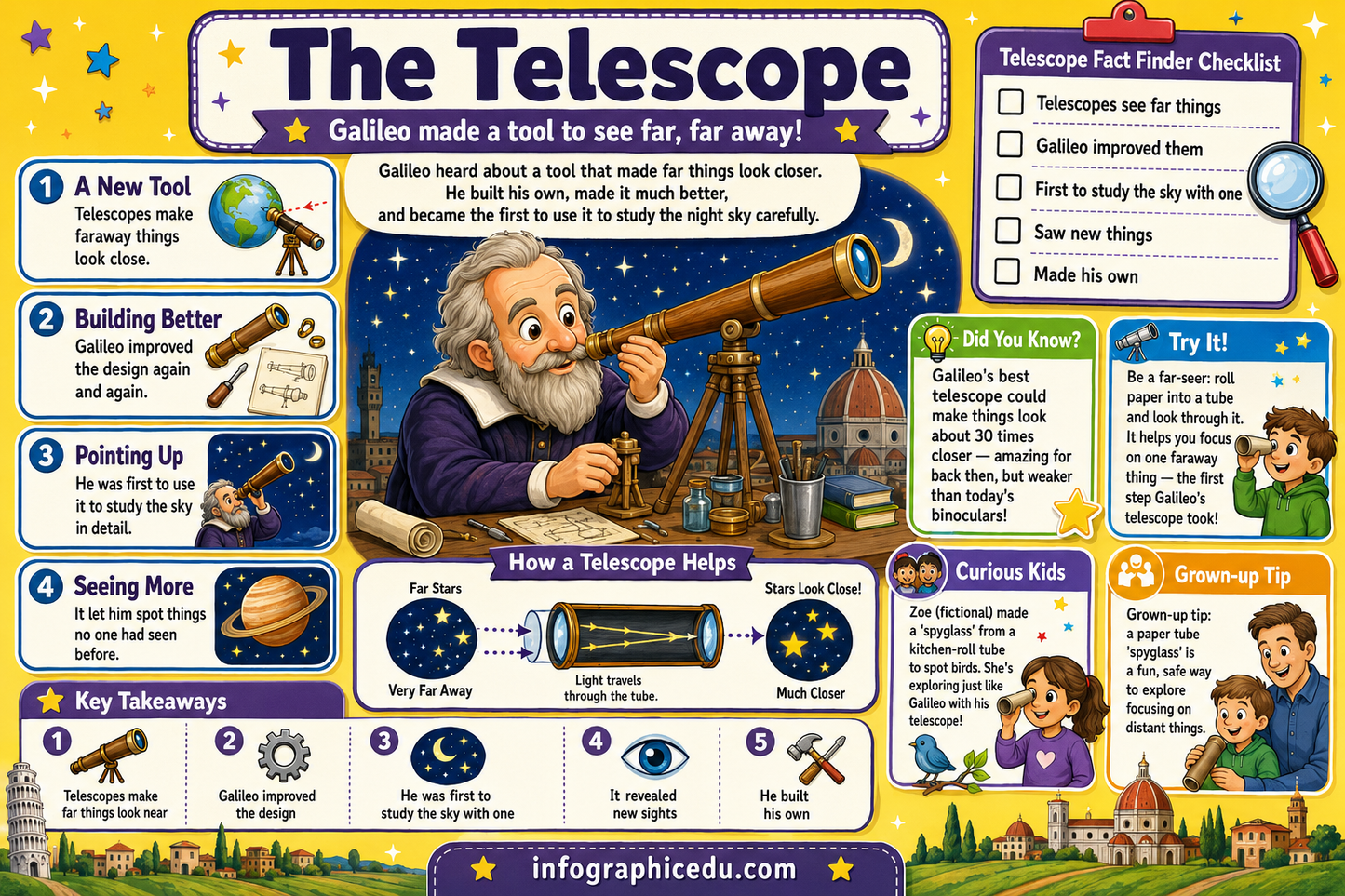 Galileo For Kids – Digital Infographic Course & Printable Planner Pack