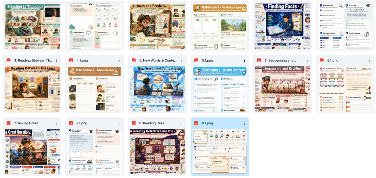 Grid of various webpage screenshots on a white background