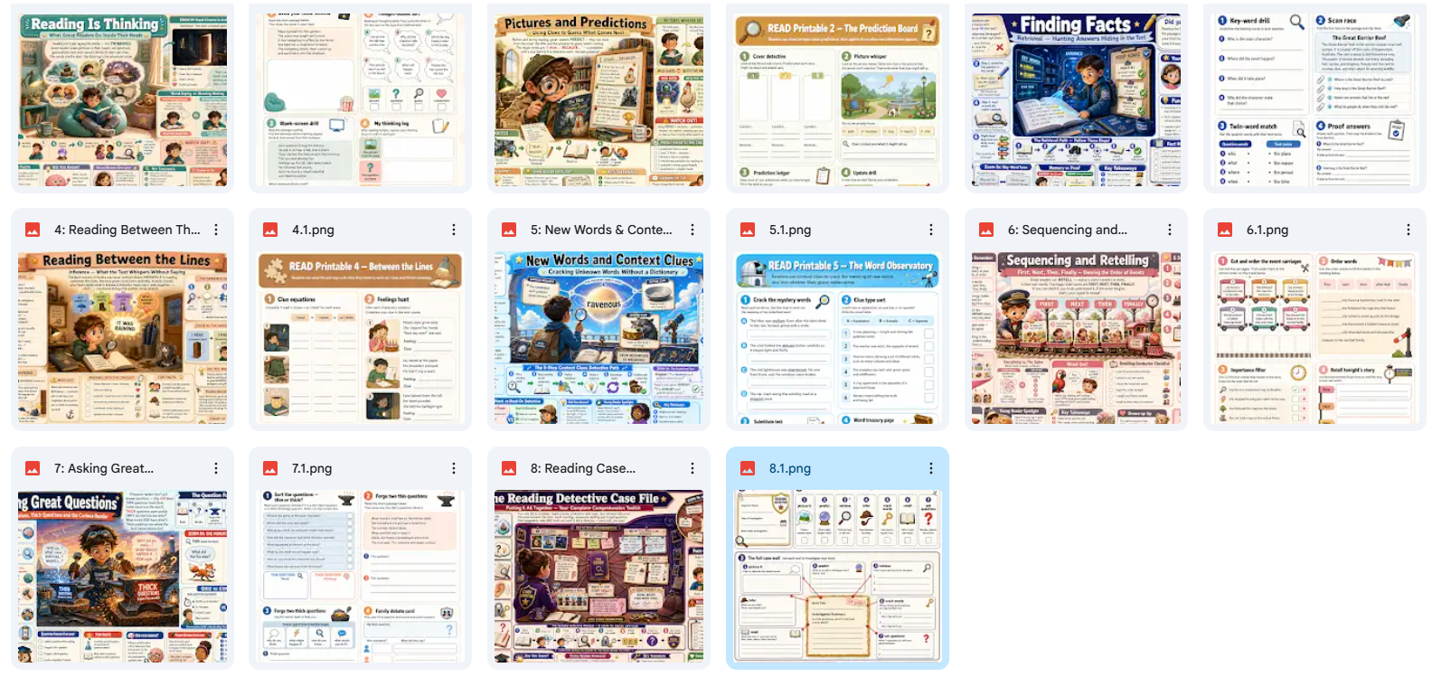 Grid of various webpage screenshots on a white background
