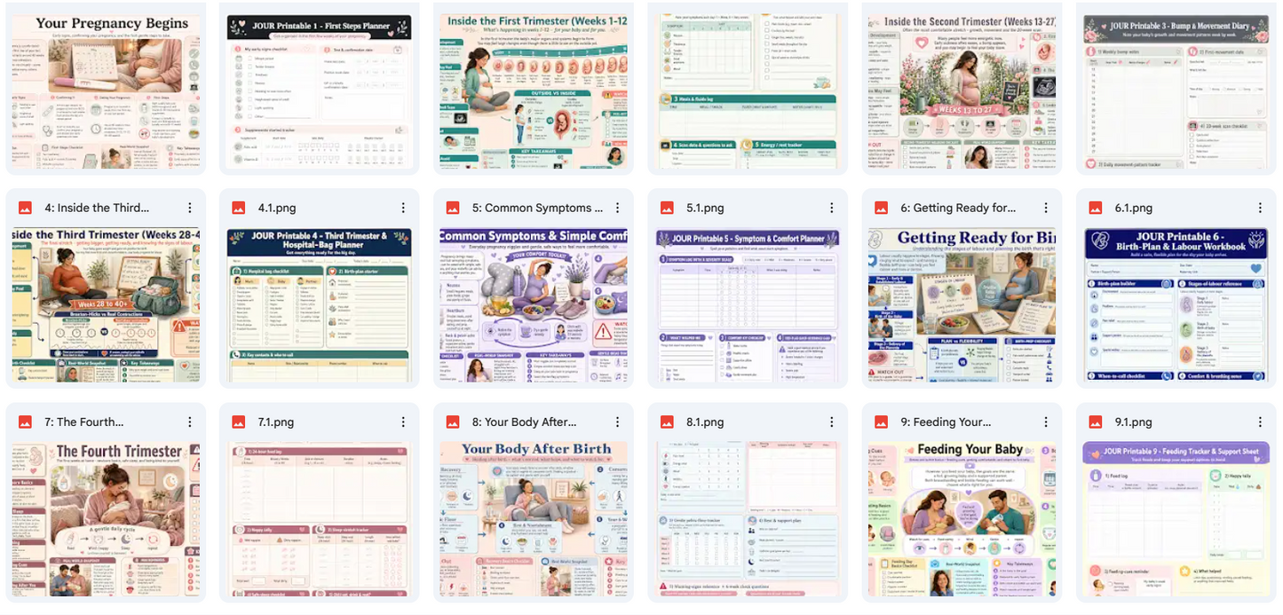 Grid of various webpage screenshots with different layouts and content.